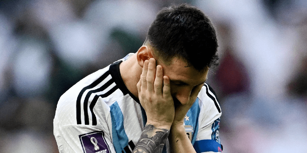 Australian bettor loses AU$160,000 when Argentina lost against Saudi Arabia.